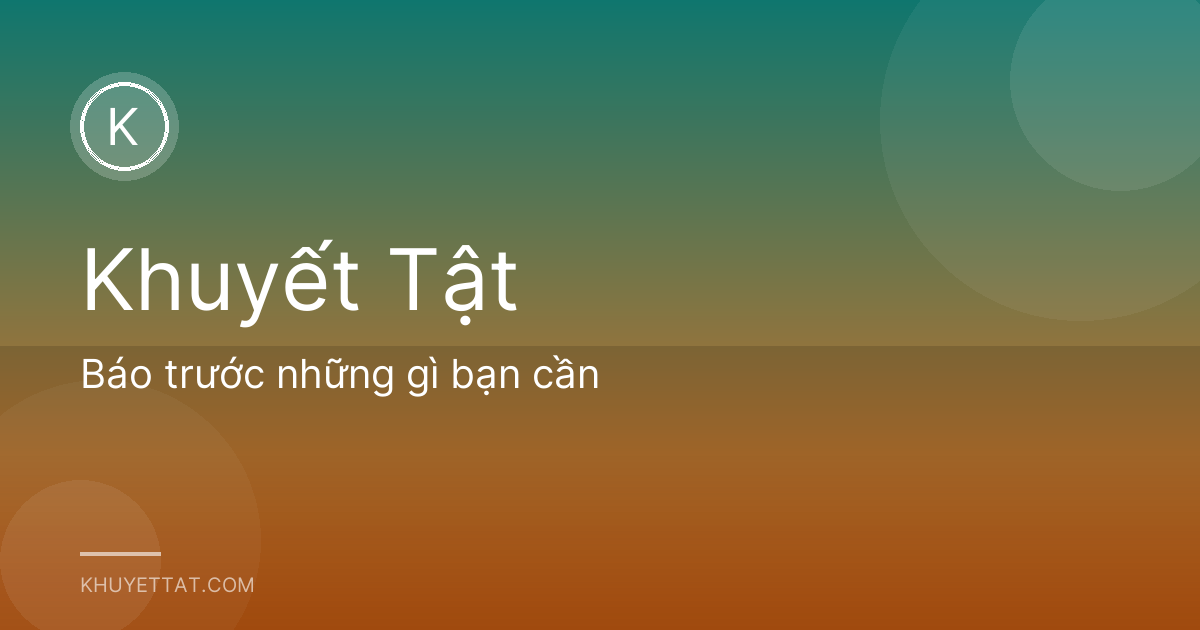 Báo trước những gì bạn cần